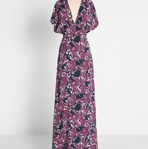 Baroque Bouquet maxi dress